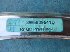 Bentley Flying Spur left rear quarter glass trim molding moulding #2426