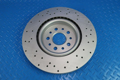 Maserati Ghibli Base front brake disc drilled upgraded rotors #11343