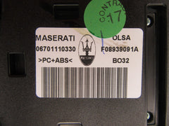 Maserati Ghibli Quattroporte front overhead dome light console #0840