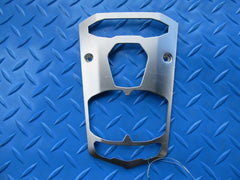Lamborghini Aventador center console trim plate silver OEM #6779