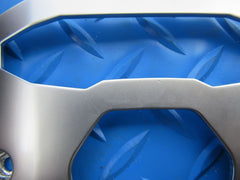 Lamborghini Aventador center console trim plate silver OEM #6779