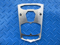 Lamborghini Aventador center console trim plate silver OEM #6779