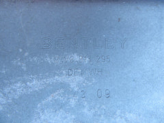 Bentley Continental GT GTC rear bumper reinforcement repair plate New #0822