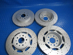 Maserati GranTurismo Gt Quattroporte front rear brake rotors drilled PREMIUM QUALITY #6740