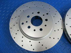 Maserati GranTurismo Gt front rear brake rotors drilled PREMIUM QUALITY #67401 WHOLESALE