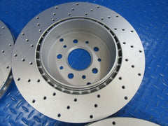 Maserati GranTurismo Gt front rear brake rotors drilled PREMIUM QUALITY #67401 WHOLESALE