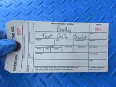 Bentley Continental GT GTC left grille bracket #0807