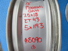 18" Maserati Ghibli wheel rims set #8090