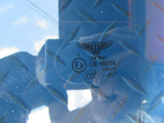 Bentley Continental Flying Spur left rear door window glass #0802