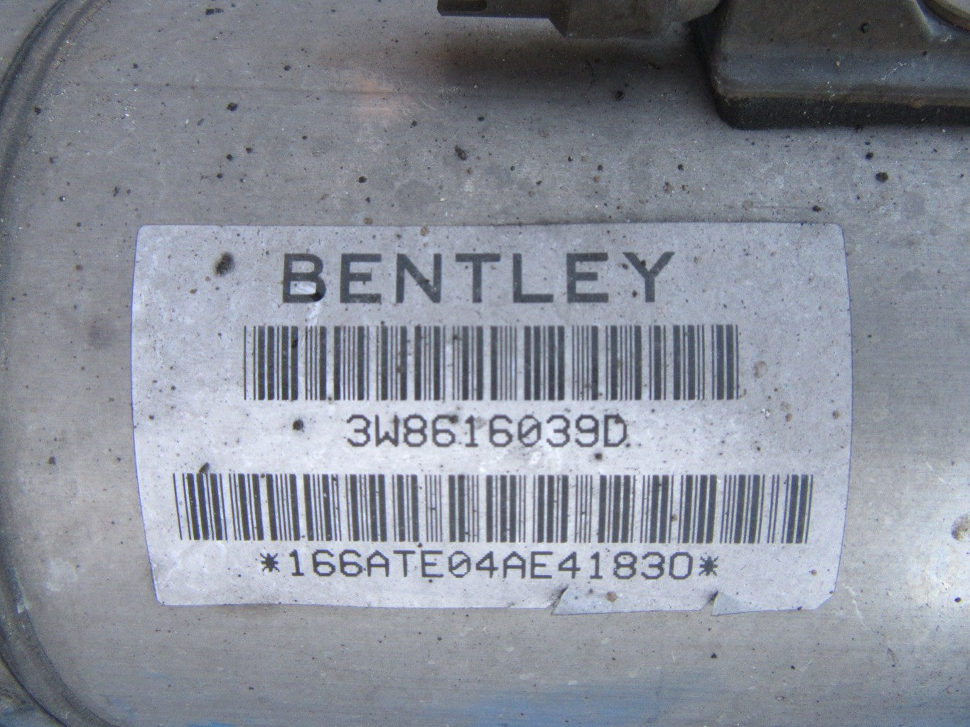 Bentley Continental GT Gtc Flying Spur left front suspension strut #0763