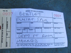 Bentley Flying Spur left front door wire harnes