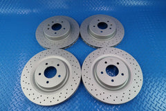 Aston Martin Db7 Vantage front & rear brake disc rotors TopEuro #11361