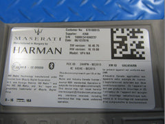 Maserati Ghibli radio information navigation display touch screen #6612