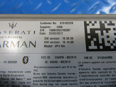 Maserati Ghibli information radio navigation display touch screen #6797