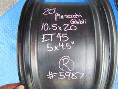 20" Maserati Ghibli Quattroporte rear rim wheel #5987