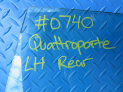 Maserati Quattroporte left rear door window glass #0740