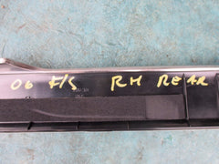 Bentley Flying Spur right rear door sill trim emblem tread plate