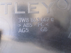 Bentley Continental Gt trunk left rear trim panel