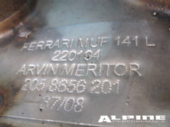 Ferrari 599 Gtb Fiorano left exhaust muffler