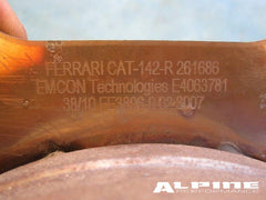 Ferrari 458 Italia catalytic converter