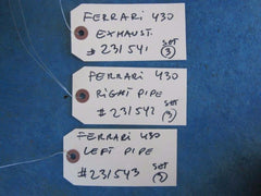 Ferrari F430 Spider Exhaust Mufflers