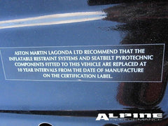 Aston Martin Vanquish door