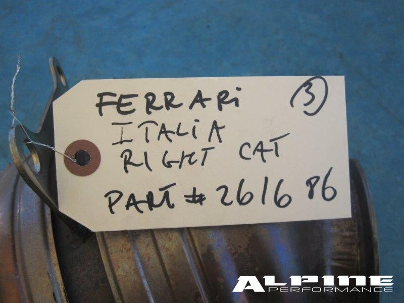 Ferrari 458 Italia catalytic converter