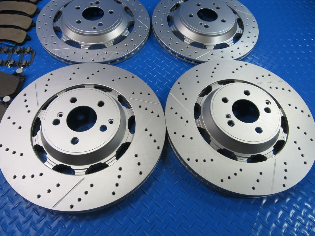 Mercedes S63 S65 Amg front rear brake pads & rotors TopEuro #7301