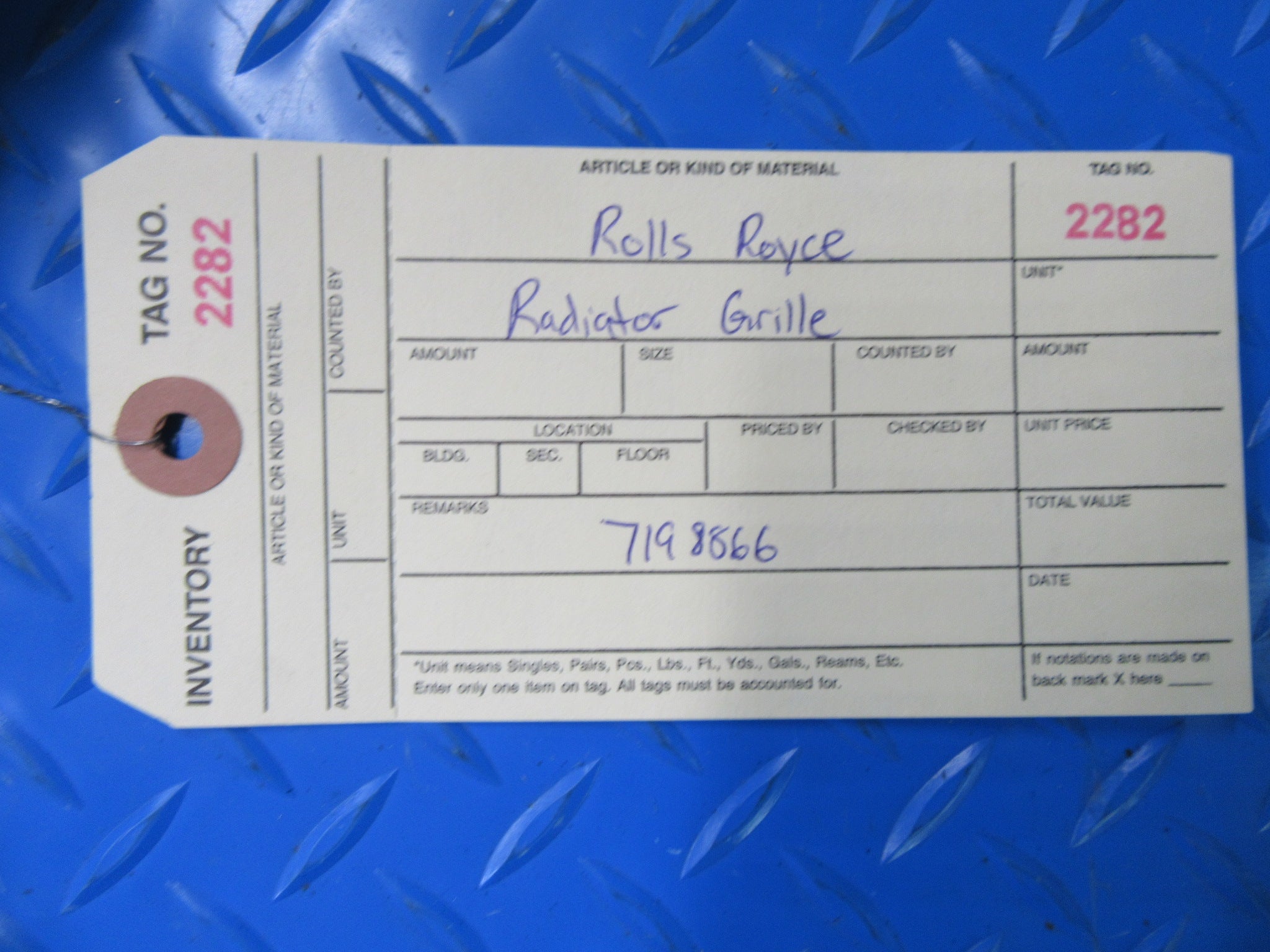 Rolls Royce Ghost radiator grille #2280
