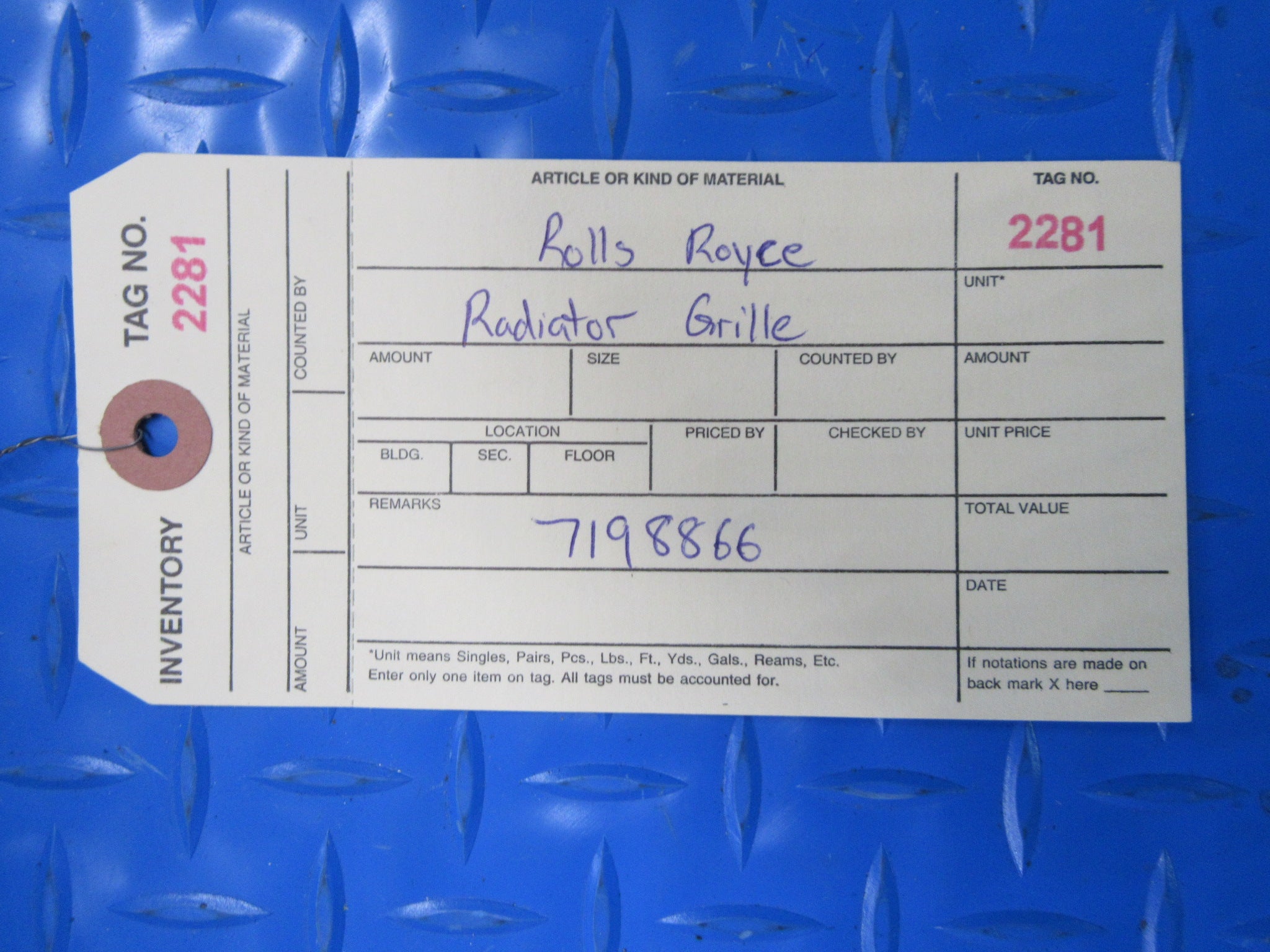 Rolls Royce Ghost radiator grille #2281