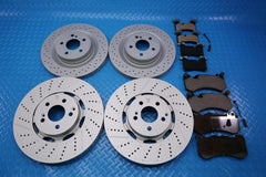 Mercedes Benz C63 Amg front rear brake pads & rotors TopEuro #13008