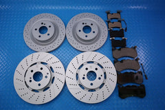 Mercedes Benz C63 Amg front rear brake pads & rotors TopEuro #13008