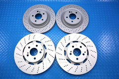 Mercedes Benz C63 Amg front rear brake disc rotors TopEuro #13009