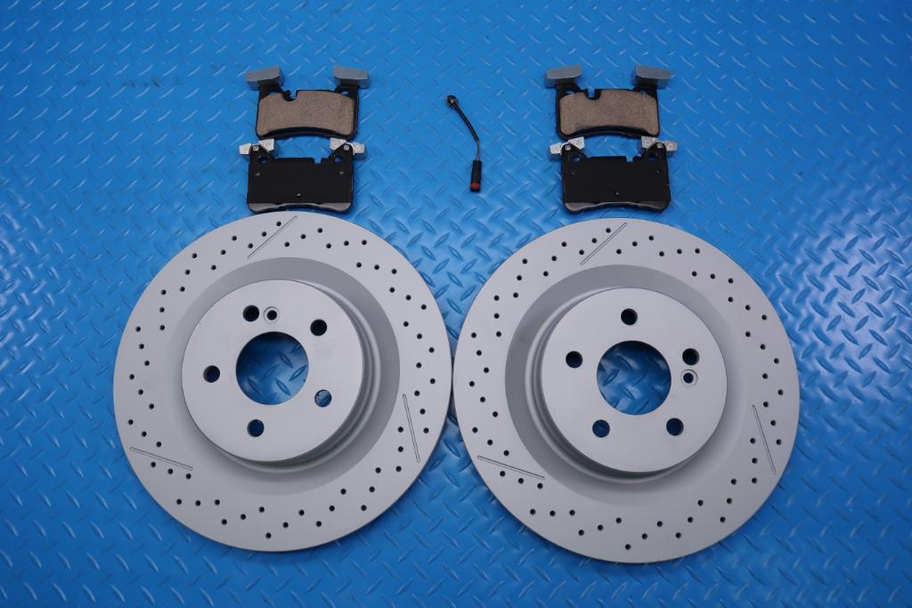 Mercedes Benz C63 Amg rear brake pads & rotors TopEuro #13011
