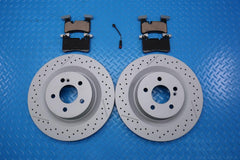 Mercedes Benz C63 Amg rear brake pads & rotors TopEuro #13011