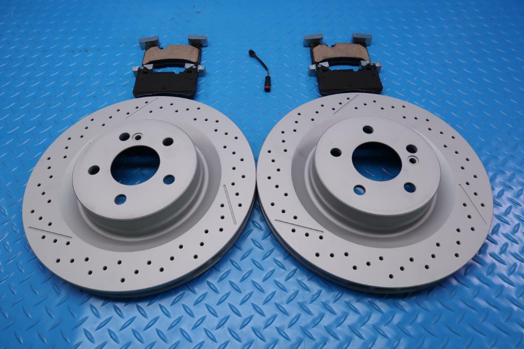 Mercedes Benz C63 Amg rear brake pads & rotors TopEuro #13011