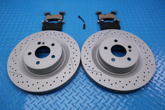 Mercedes Benz C63 Amg rear brake pads & rotors TopEuro #13011
