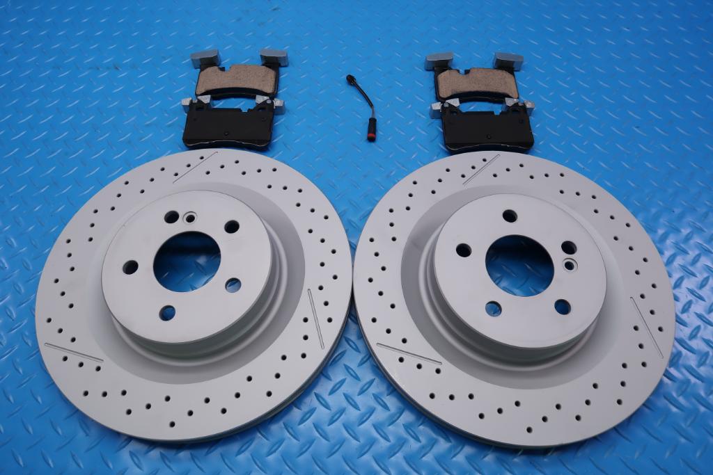 Mercedes Benz C63 Amg rear brake pads & rotors TopEuro #13011