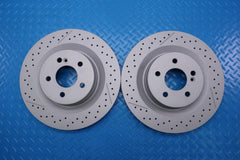 Mercedes Benz C63 Amg rear brake disk rotors TopEuro #13012