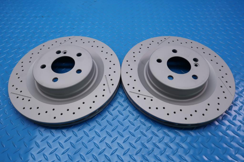 Mercedes Benz C63 Amg rear brake disk rotors TopEuro #13012