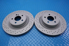 Mercedes Benz C63 Amg rear brake disk rotors TopEuro #13012