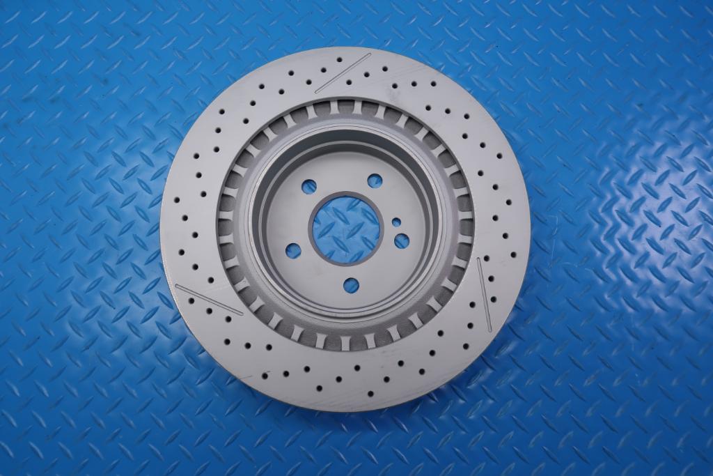 Mercedes Benz C63 Amg front rear brake disc rotors TopEuro #13009