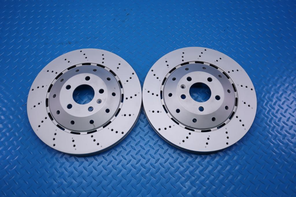 Audi R8 front brake disc rotors TopEuro 2pcs #12541
