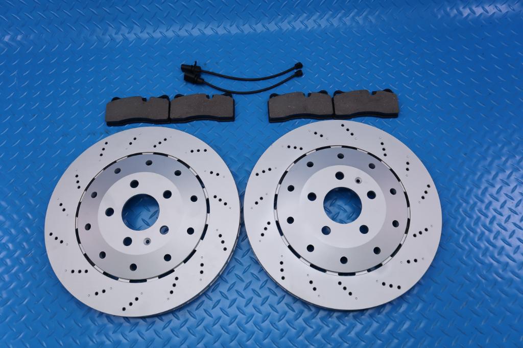 Audi R8 rear brake pads & rotors TopEuro #12543