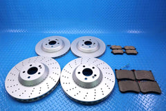 Mercedes S class S550 S560 S450 front and rear brake pads & rotors TopEuro #12475