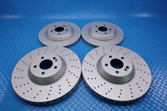 Mercedes S class S550 S560 S450 front and rear brake rotors TopEuro #12477