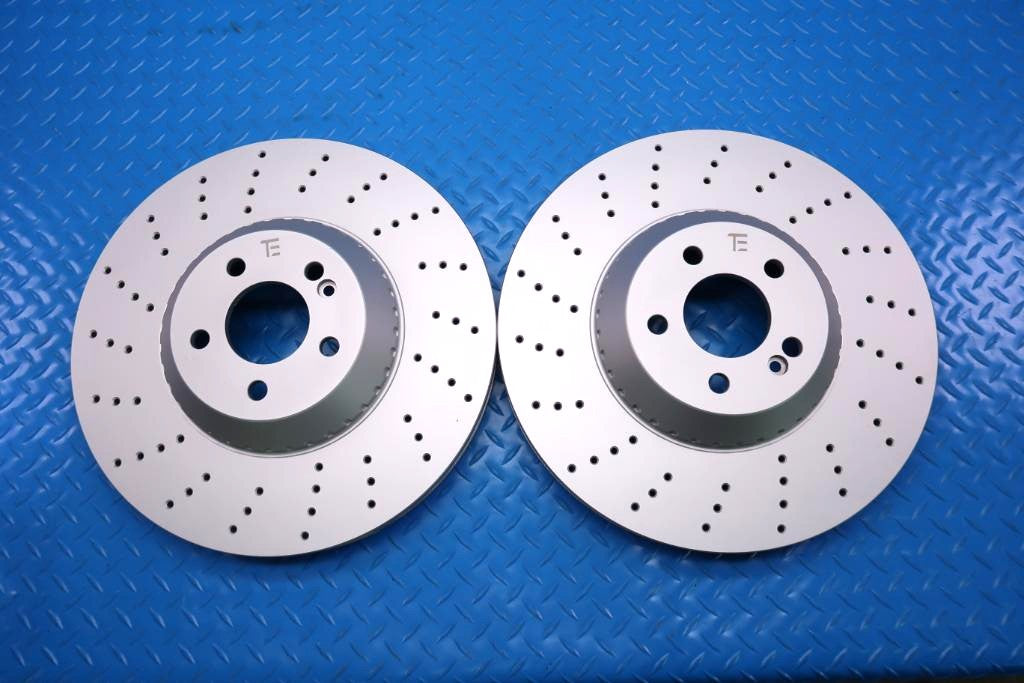 Mercedes S class S550 S560 S450 front brake rotors TopEuro #12479
