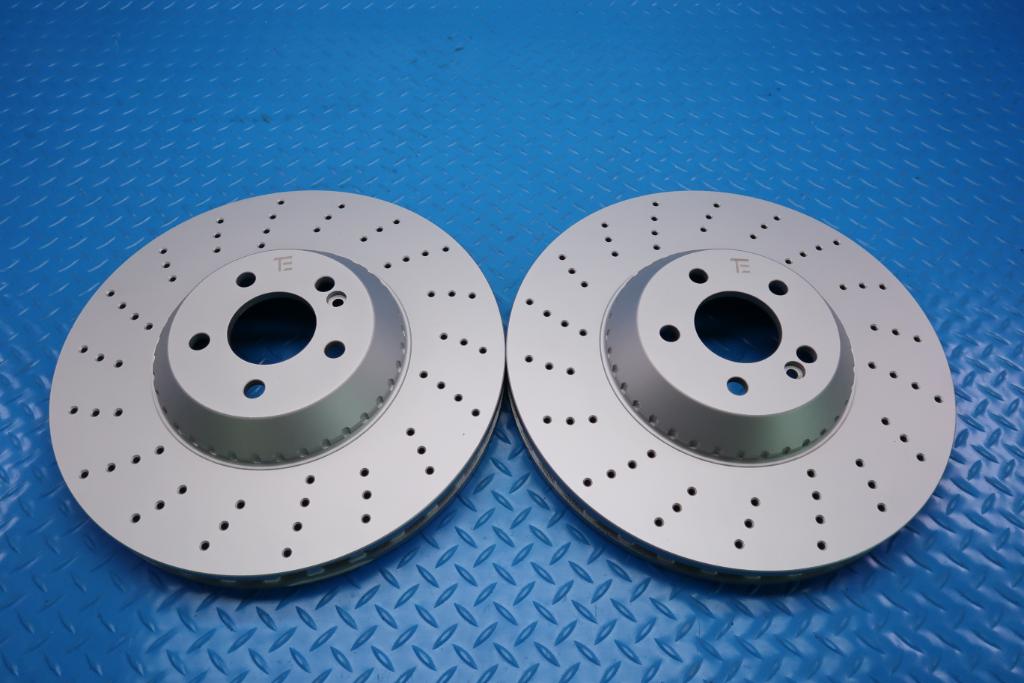 Mercedes S class S550 S560 S450 front brake rotors TopEuro #12479