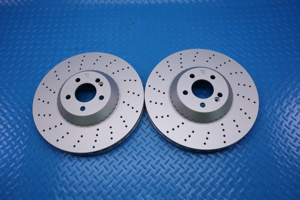 Mercedes S class S550 S560 S450 front brake rotors TopEuro #12479