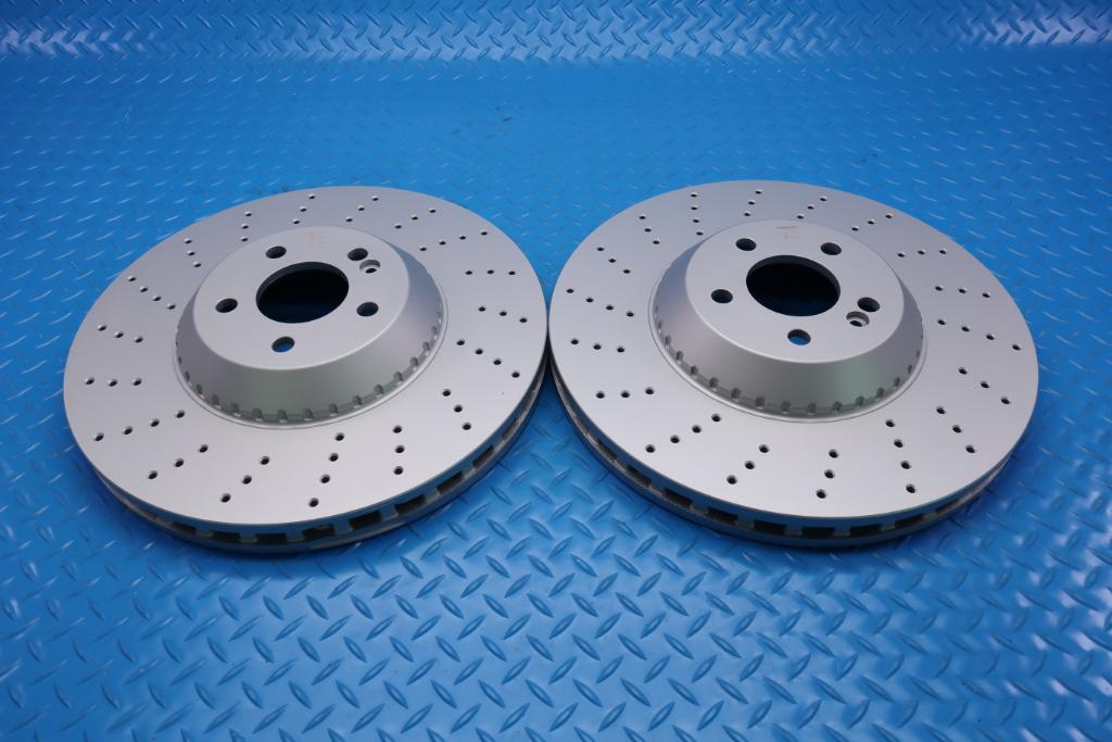 Mercedes S class S550 S560 S450 front brake rotors TopEuro #12479